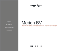 Tablet Screenshot of merien.nl